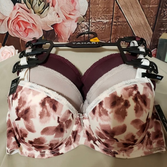 Tahari Other - New Set Of 3 36B Tahari Full Frame Padded Bras